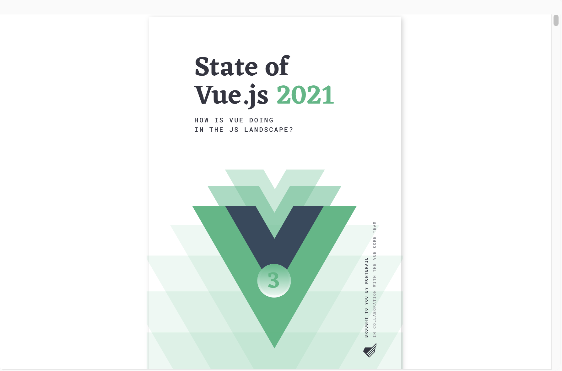 Image of a Vue PDF Viewer without Toolbar