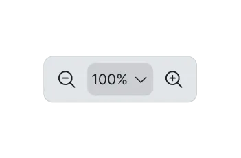 Document zoom feature of Vue PDF Viewer